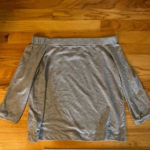 Lou & Grey off the shoulder 3/4 sleeve sweater